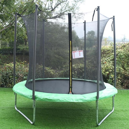 8 feet outdoor inside trampoline