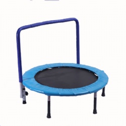 kids 4-folding trampoline with handle