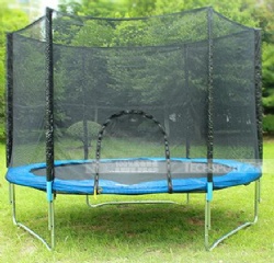 Wholesale professional 16 feet outdoor trampoline for adult with outside safety net